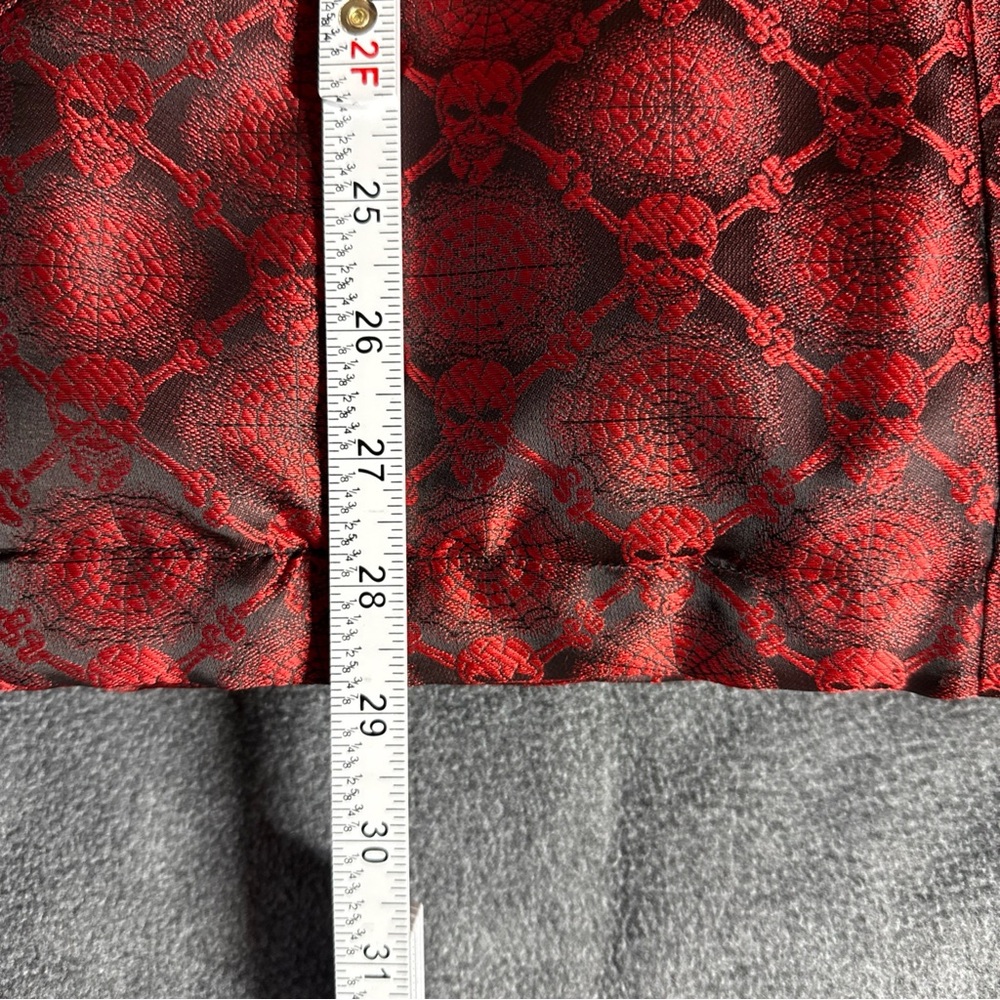 Vtg Dragonfly Clothing Women’s M Skull Spider Pimp Jacket Fur Satin Gothic - Picture 12 of 13